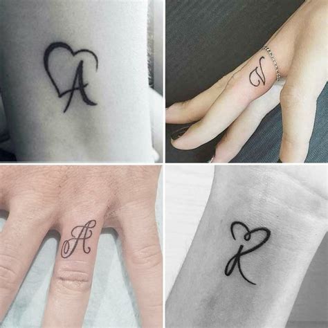 tatuaggi con le iniziali|Tatuaggi lettere: 180 immagini e idee bellissime!.